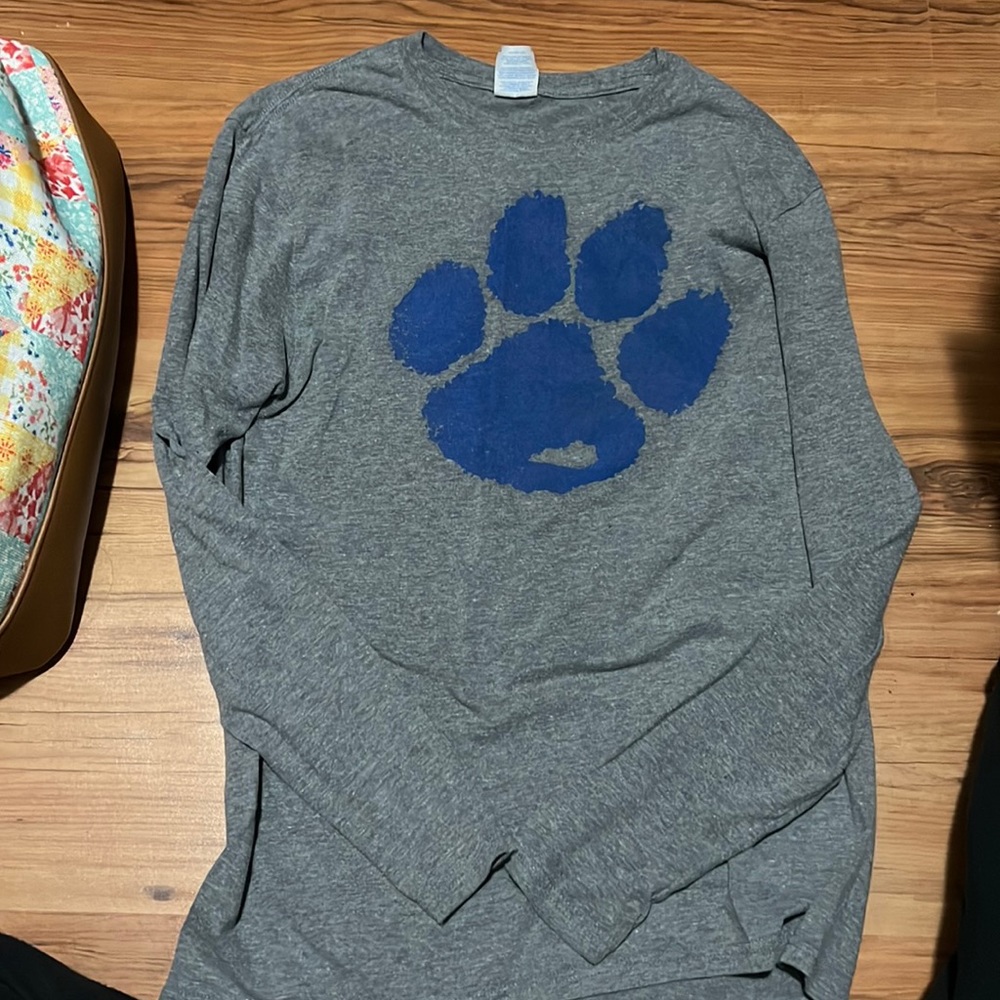 Kentucky blue paw long sleeve